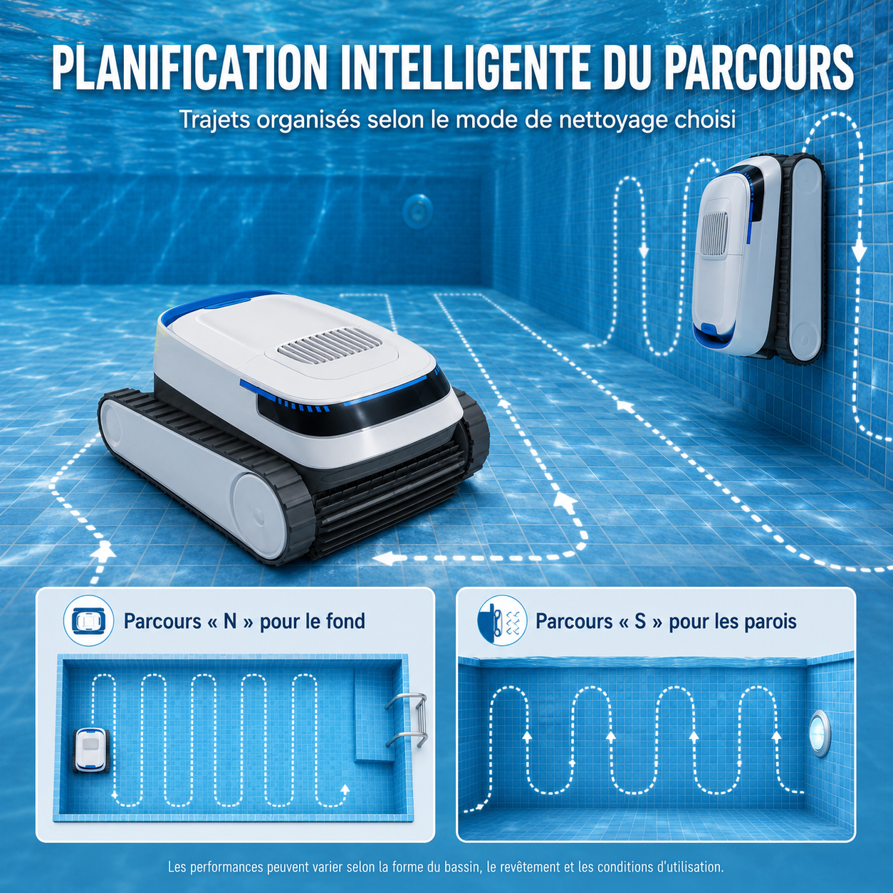 PureBotic PoolBot — Robot de piscine automatique sans fil